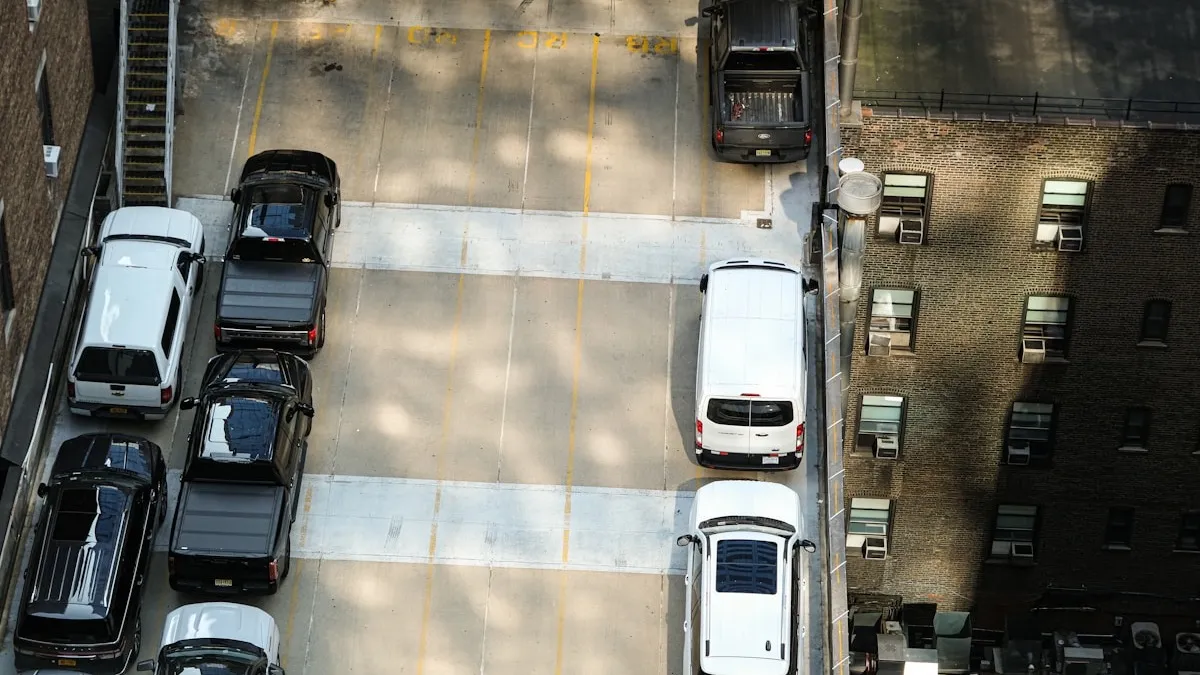 New car on a dealership lot representing rising 2026 vehicle prices due to tariffs