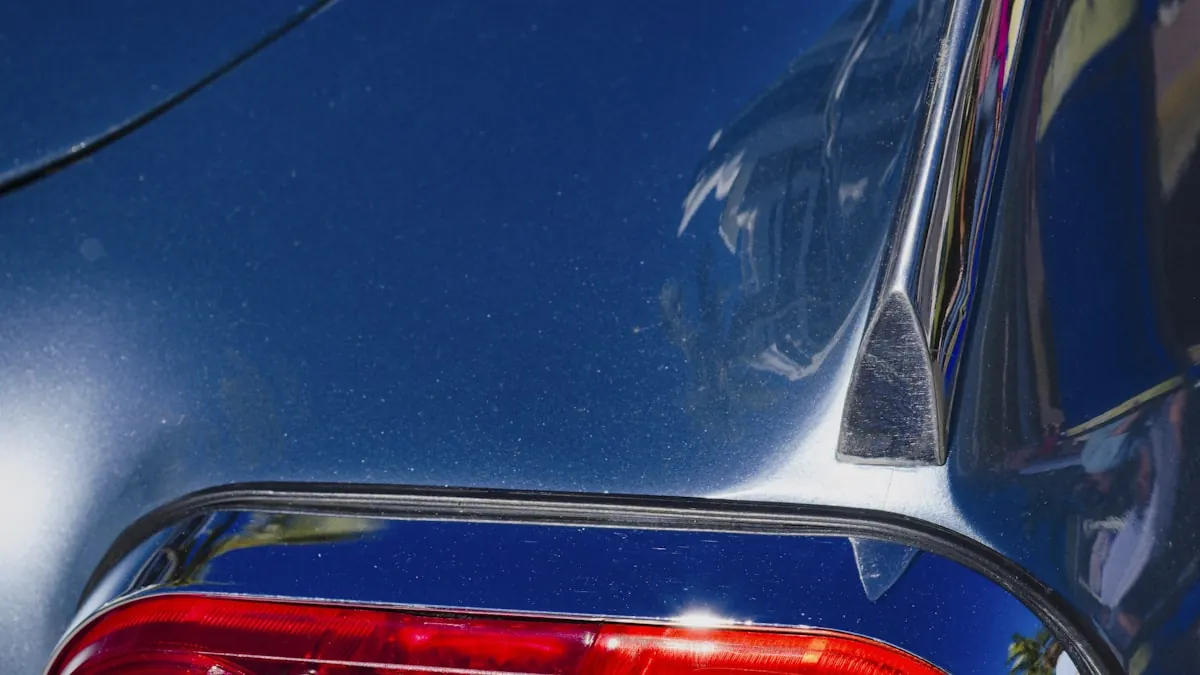 Rideshare vehicle with ceramic coating showing clean professional appearance