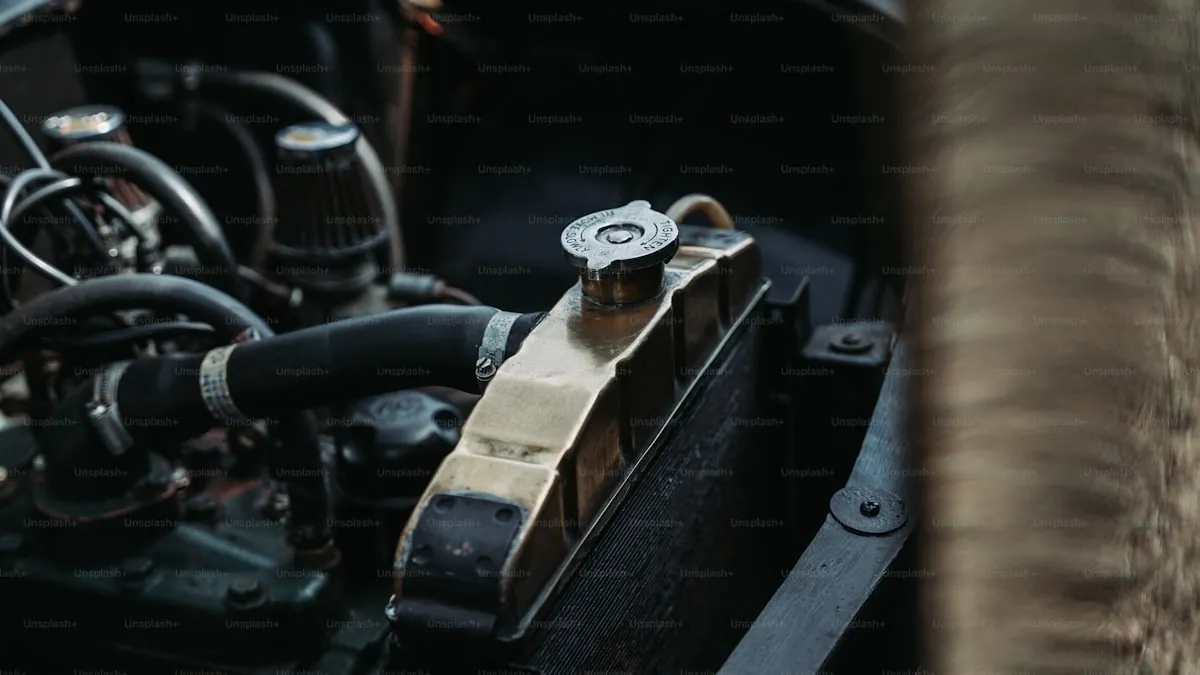 Clean detailed engine bay showing professional engine cleaning results