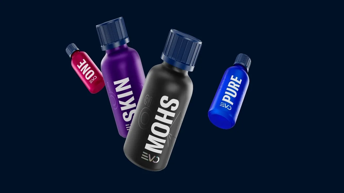 GYEON MOHS EVO ceramic coating products displayed at EuroLuxe Detailing in Tomball TX