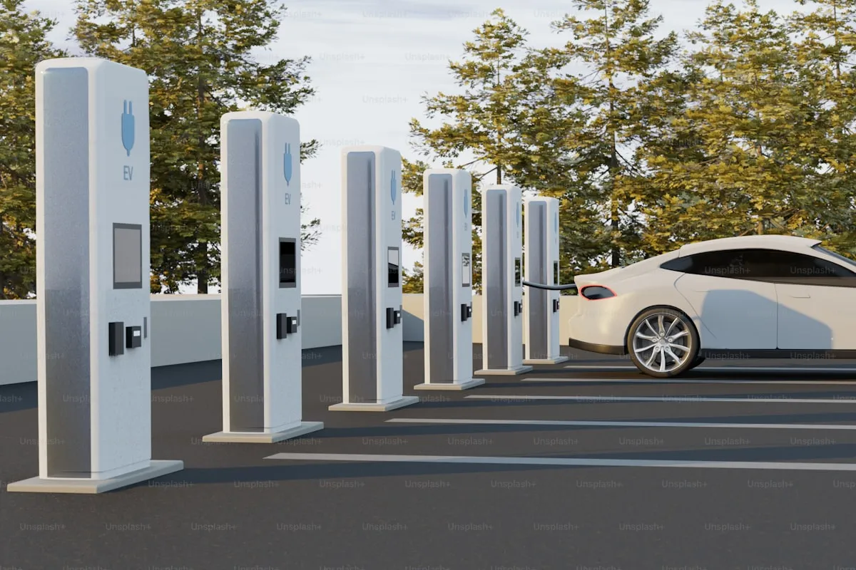 Tesla Model Y with paint protection film being professionally installed