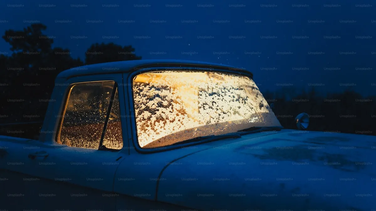 Luxury vehicle with professionally installed ceramic window tint