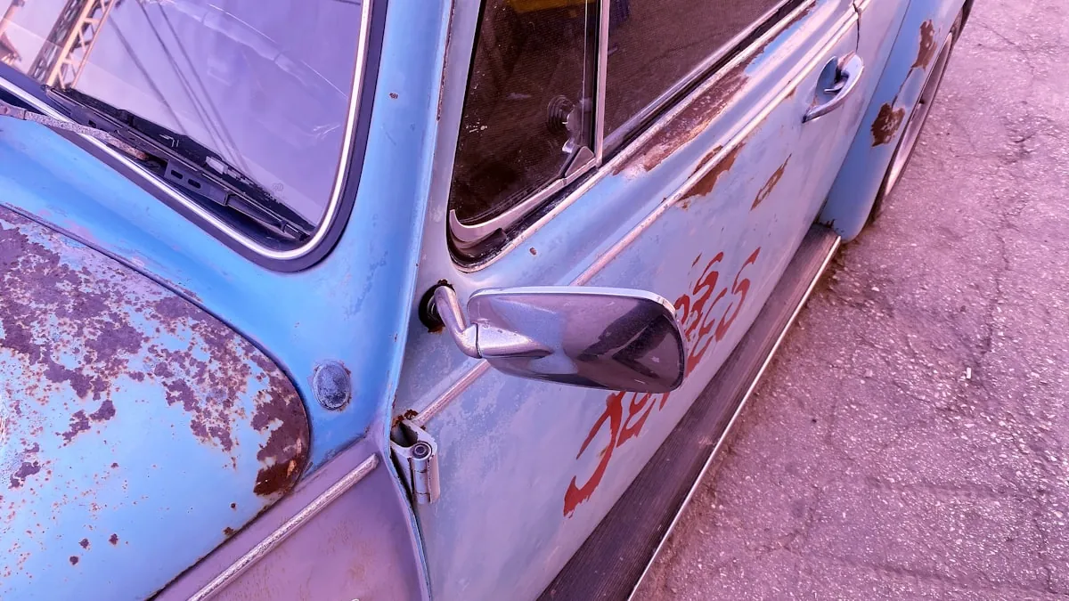 Family minivan with professionally installed window tint parked in Texas sunlight